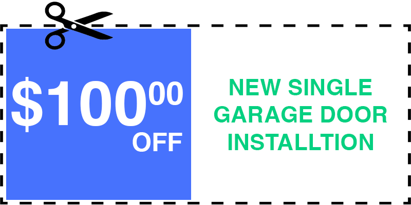 100 off garage door repair