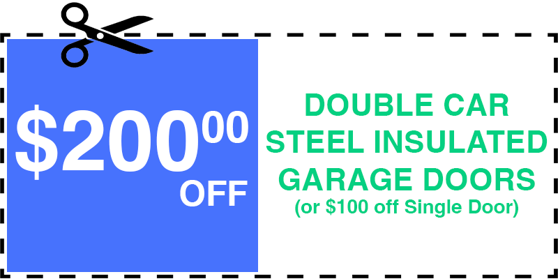200 off garage door repair