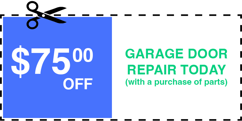 75 off garage door repair