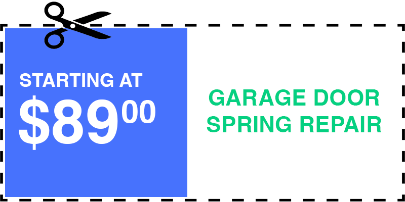89 garage door SPRING repair
